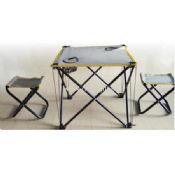 Folding tables and chairs set