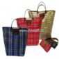 420D Grid fabric with PE coated Shopping bag small pictures