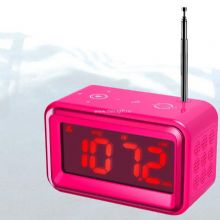 LCD Radio Clock with Speakers China