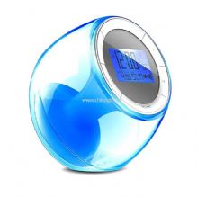 Nature sound clock with 7-color light and blue LED back light China