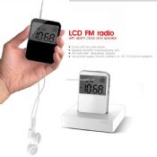 LCD FM Radio With Alarm Clock and Speaker