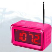 LCD Radio Clock with Speakers