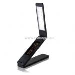 Foldable LED Light with Clock small picture