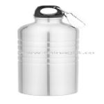 Stainless Steel Sport Bottle with Carabiner small picture