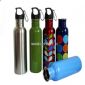 Stainless Steel Sport Bottle with Carabiner small pictures