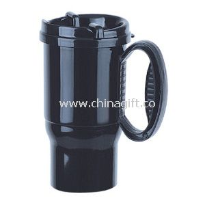 Black Plastic Mug
