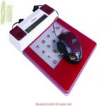5 port usb hub with 12 digit calculator and speaker radio small picture