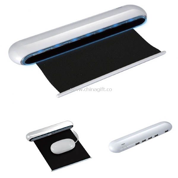 Mouse Pad USB Hub