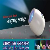 Speaker with 256 colors living color light