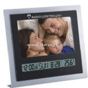 LCD CLOCK WITH PHOTO FRAME AND RCC