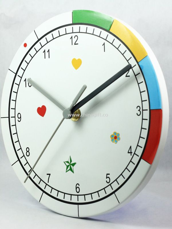 Metal wall clock