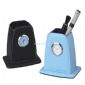 Pen holder Leather quartz clock small pictures