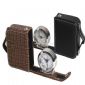 PU Leather travel alarm clock small pictures