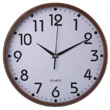 Leather Quartz wall clock China