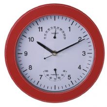 Leather wall clock China