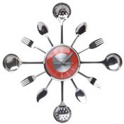 Kitchenware wall clock