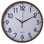 Leather Quartz wall clock