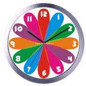 Metal colorful wall clock