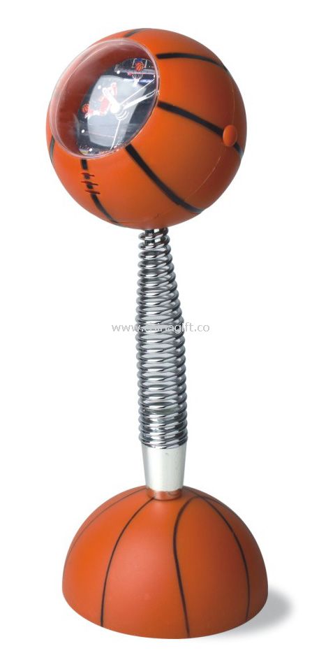 Basketball Plastic alarm clock