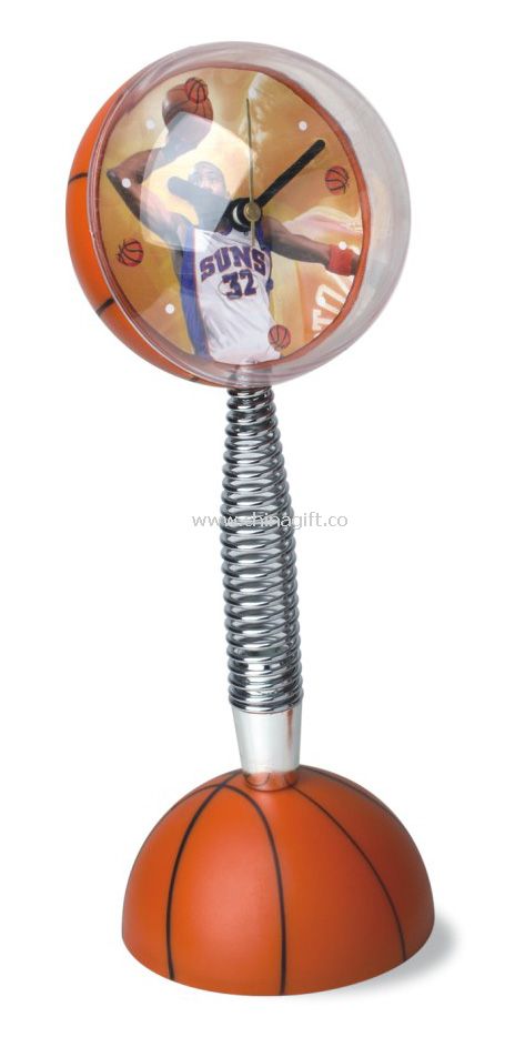 Basketball sport alarm clock