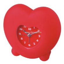 Plastic heart shape table clock China