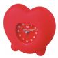 Plastic heart shape table clock small pictures