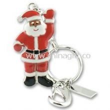 Metal Santa Claus USB Flash Drive with Keychain China