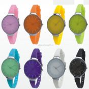 lady silicon quartz watch