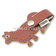 Leather Animal Shape USB Flash Drive