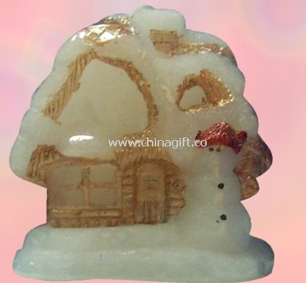 Christmas House Candle