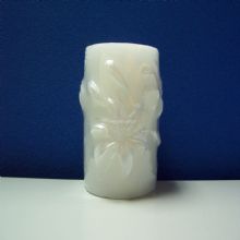Column Carving Water Lily Candle China