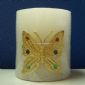 Column Carving Butterfly Candle small pictures