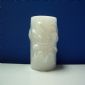 Column Carving Water Lily Candle small pictures