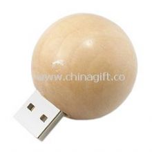 Wooden ball shape USB Drive China