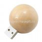 Wooden ball shape USB Drive small pictures