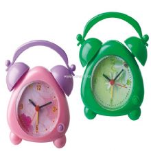 plastic twin-bell table clock China