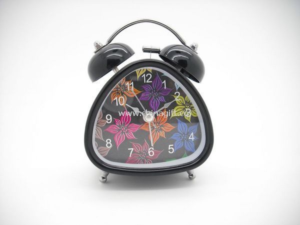 heart-sharp twin-bell alarm clock