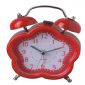 star metal twin-bell alarm clock with light small pictures