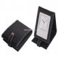Wallet shape Leather clock small pictures