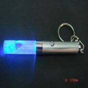 Flashing stick with whistle