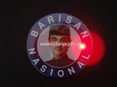 Flashing Badge pin