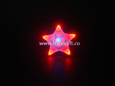 Flashing Star shape Pin