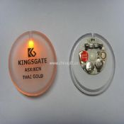 Flashing Badge pin