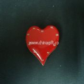 Flashing heart shape pin