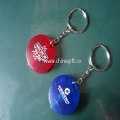 Round Plastic Keychain Light