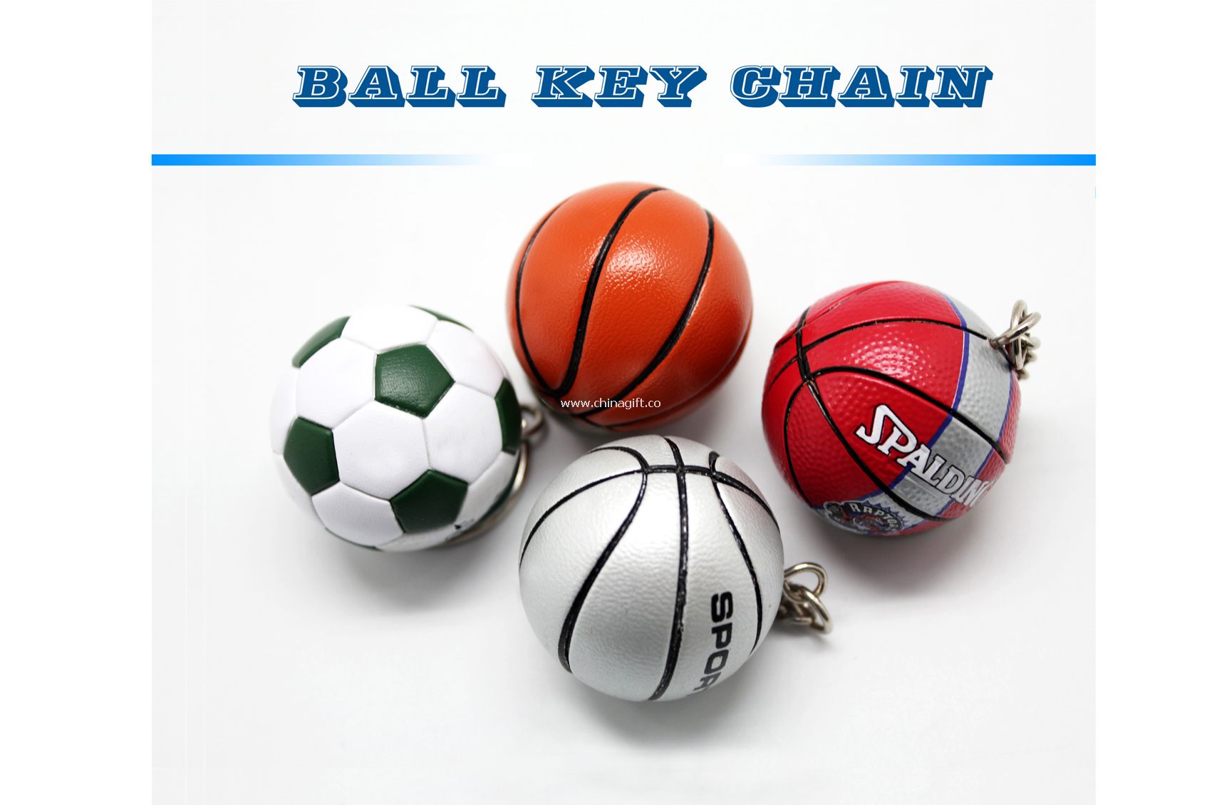 PROMOTION SPORTS BALL KEYCHAIN