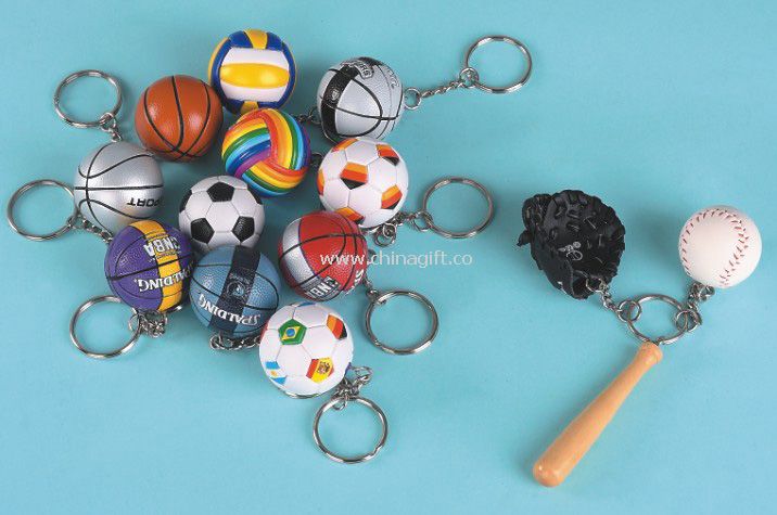 pvc leather keychain