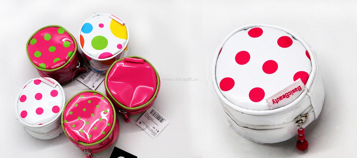 Fashion plastic round ladiescoin purse