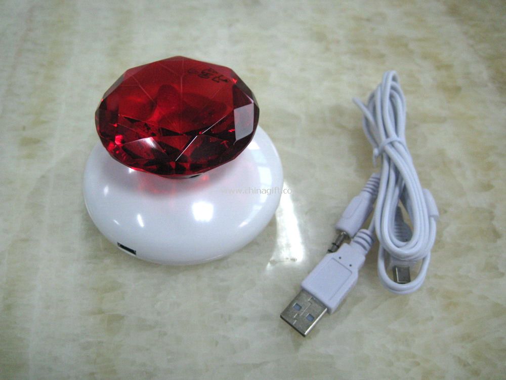 Crystal flower Vibration Speaker