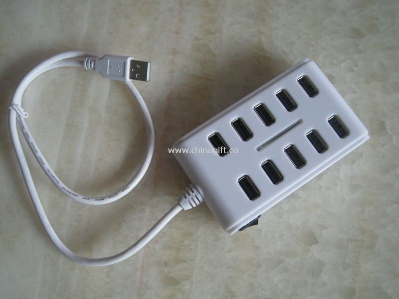 USB 2.0 10 PORTS HUB